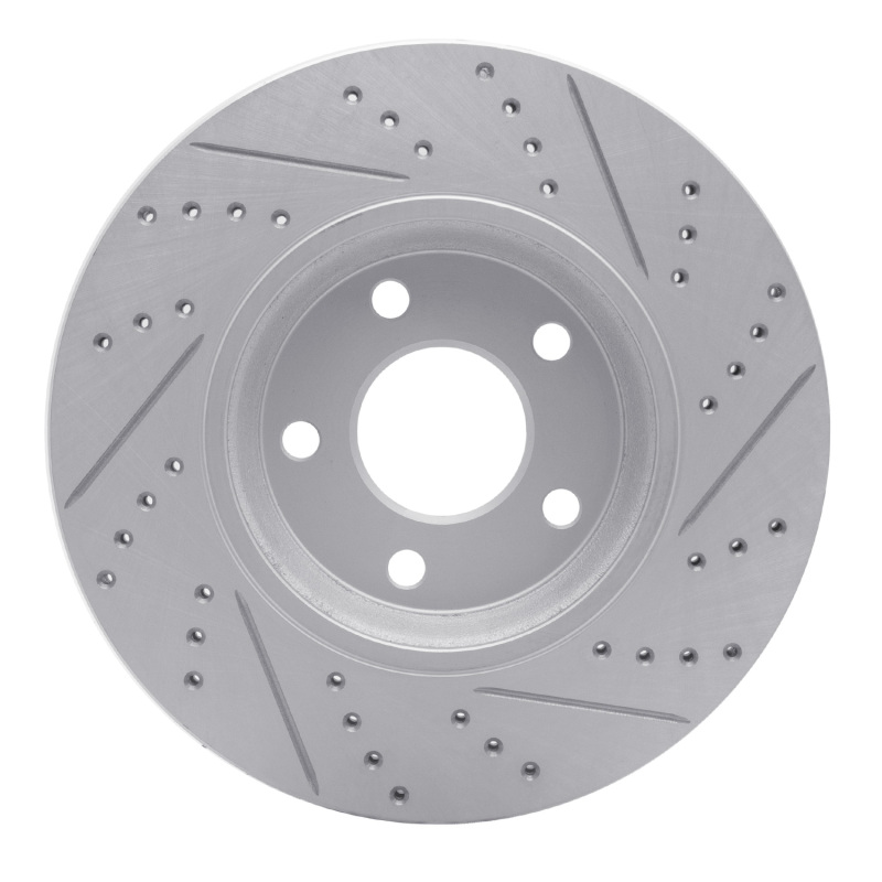 Chevrolet Malibu Brake Rotor (1) - Front Left - DFC - Drilled & Slotted Geoperformance - `04-`12