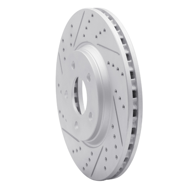 Chevrolet Malibu Brake Rotor (1) - Front Left - DFC - Drilled & Slotted Geoperformance - `04-`12