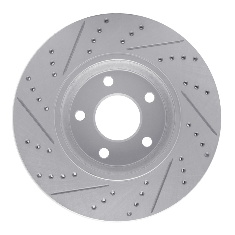 Chevrolet Cobalt Brake Rotor (1) - Front Right - DFC - Geoperformance Rotor - Drilled and Slotted - `04-`12