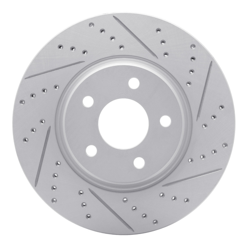 Chevrolet Cobalt Brake Rotor (1) - Front Right - DFC - Geoperformance Rotor - Drilled and Slotted - `04-`12