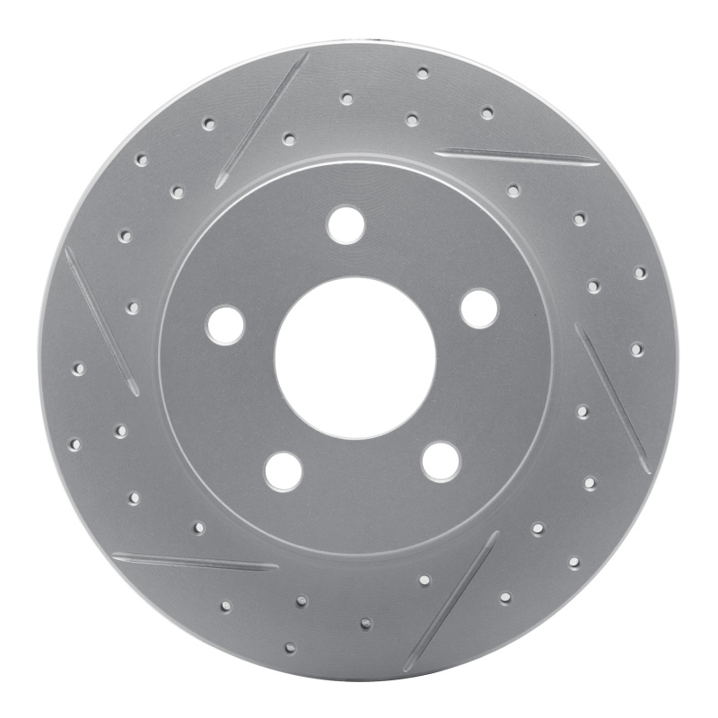 Chevrolet Cobalt Brake Rotor (1) - Rear Left - DFC - Drilled & Slotted Geoperformance - `04-`12