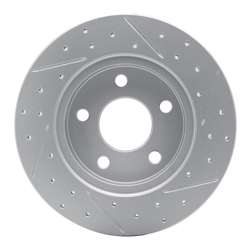 Chevrolet Cobalt Brake Rotor (1) - Rear Left - DFC - Drilled & Slotted Geoperformance - `04-`12