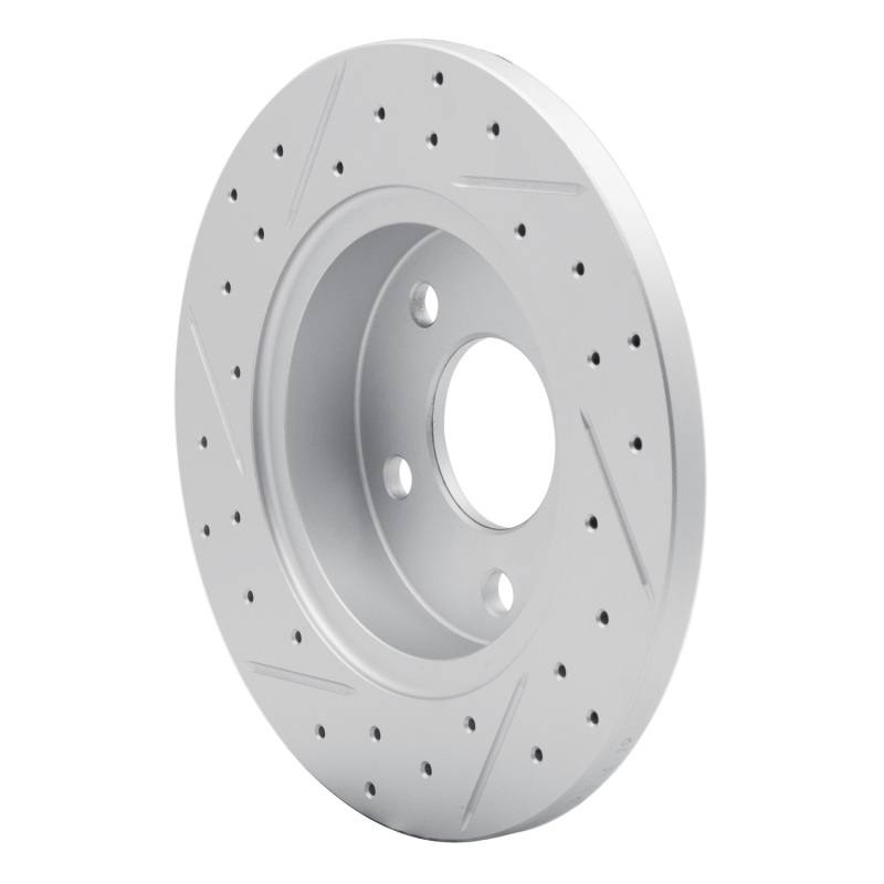 Chevrolet Cobalt Brake Rotor (1) - Rear Right - DFC - Drilled & Slotted Geoperformance - `04-`12