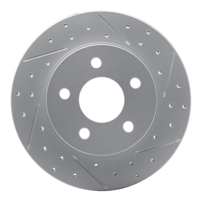 Chevrolet Cobalt Brake Rotor (1) - Rear Right - DFC - Drilled & Slotted Geoperformance - `04-`12