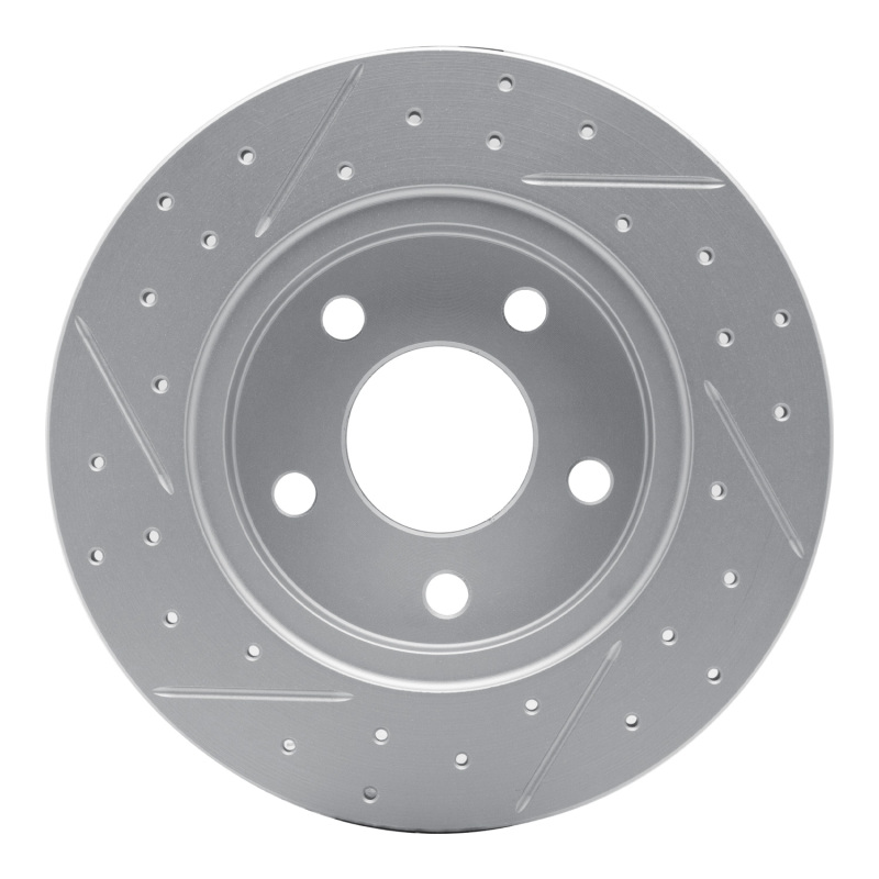 Chevrolet Cobalt Brake Rotor (1) - Rear Right - DFC - Drilled & Slotted Geoperformance - `04-`12