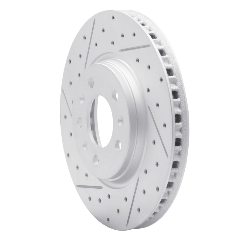 Pontiac Solstice Brake Rotor (1) - Front Left - DFC - Geoperformance Rotor - Drilled and Slotted - `06-`10