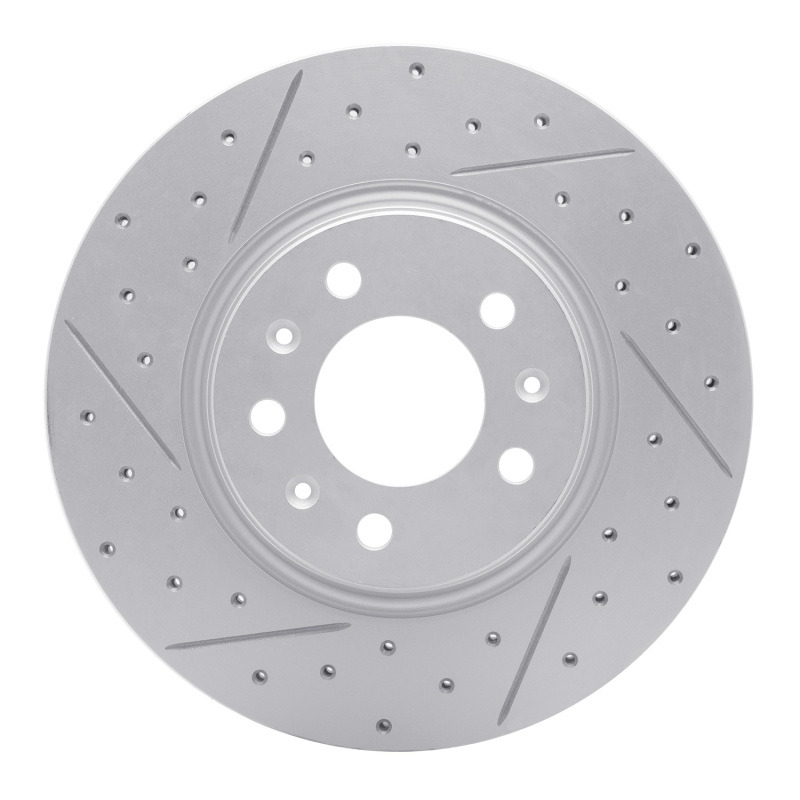Pontiac Solstice Brake Rotor (1) - Front Left - DFC - Geoperformance Rotor - Drilled and Slotted - `06-`10
