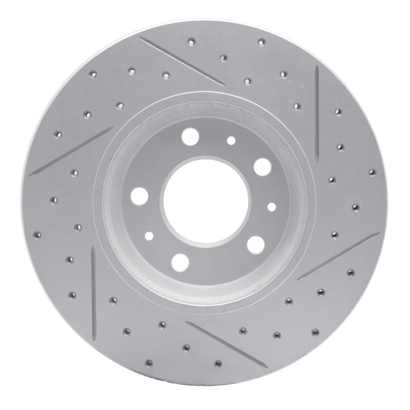 Pontiac Solstice Brake Rotor (1) - Front Right - DFC - Drilled & Slotted Geoperformance - `06-`10