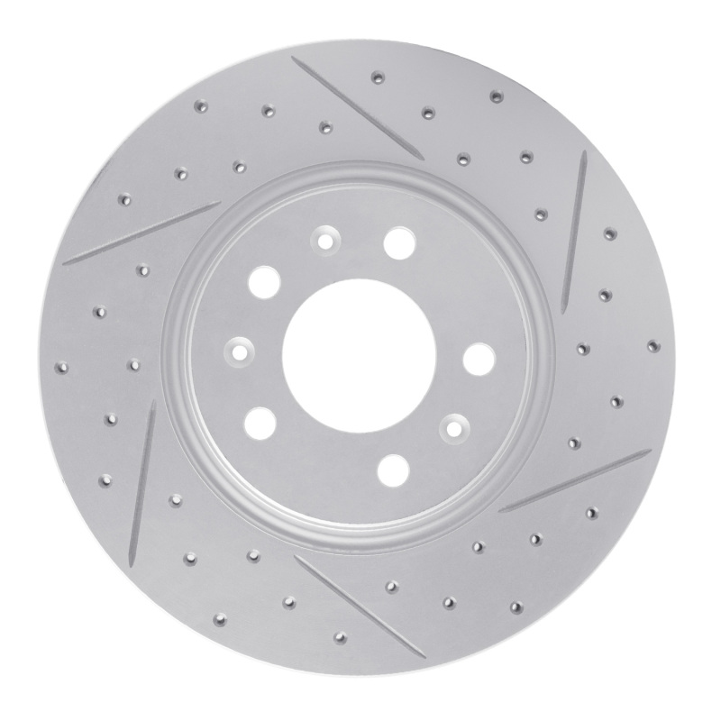 Pontiac Solstice Brake Rotor (1) - Front Right - DFC - Drilled & Slotted Geoperformance - `06-`10