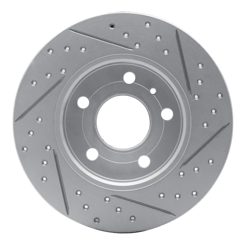 Chevrolet Zafira Brake Rotor (1) - Rear Left - DFC - Drilled & Slotted Geoperformance - `02-`08
