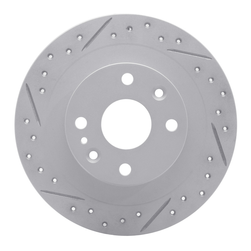 Ford Escort Brake Rotor (1) - Rear Left - DFC - Drilled & Slotted Geoperformance - `90-`03