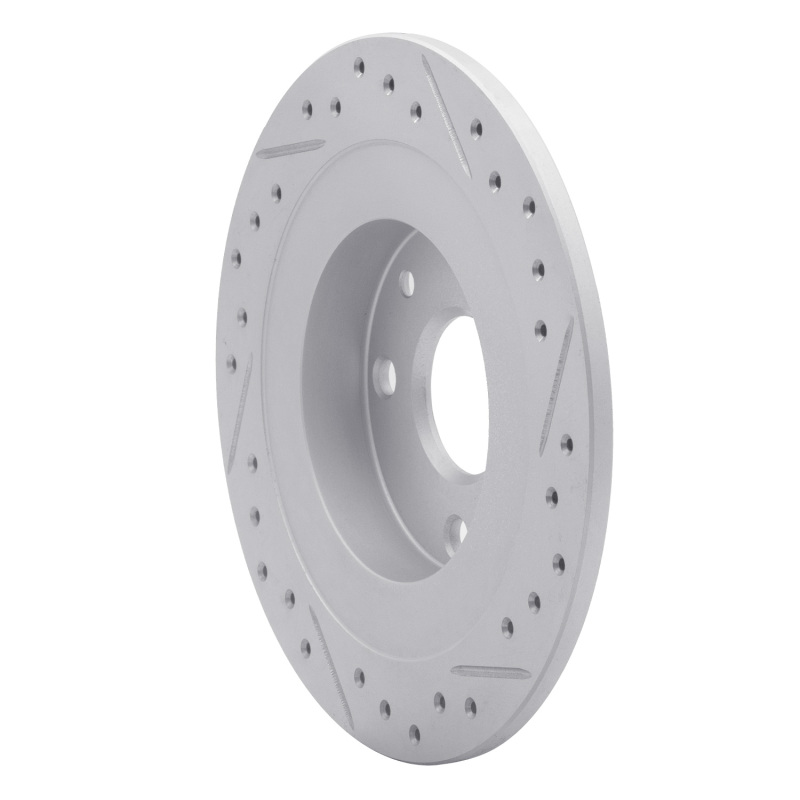 Ford Escort Brake Rotor (1) - Rear Left - DFC - Drilled & Slotted Geoperformance - `90-`03