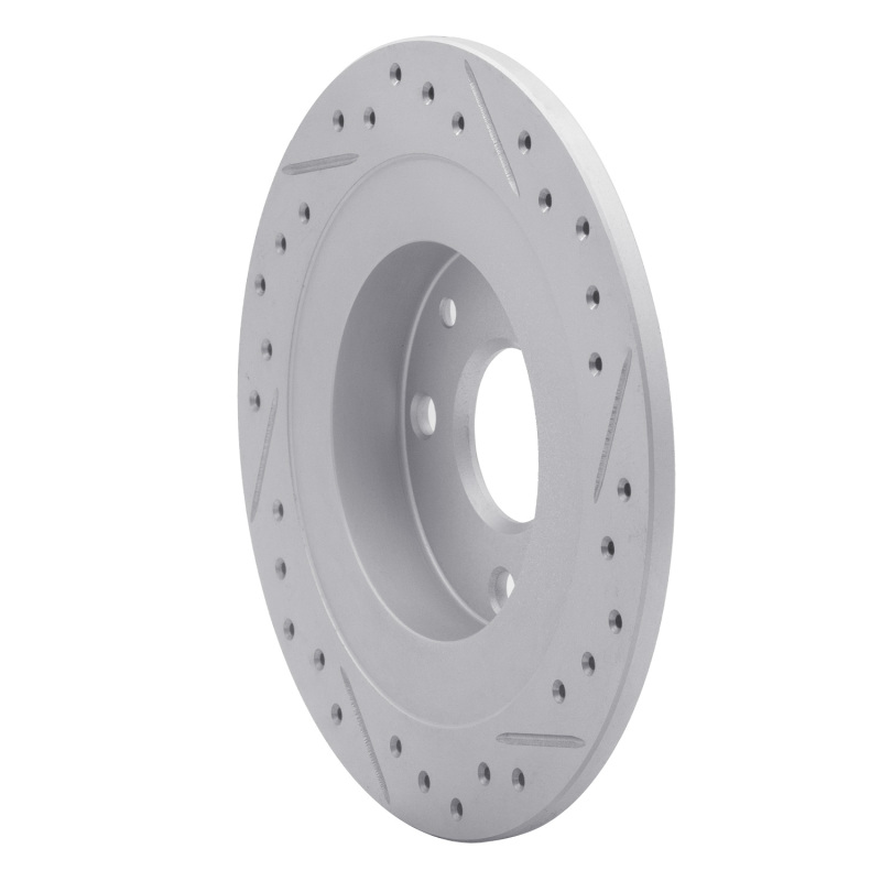 Ford Escort Brake Rotor (1) - Rear Right - DFC - Drilled & Slotted Geoperformance - `90-`03