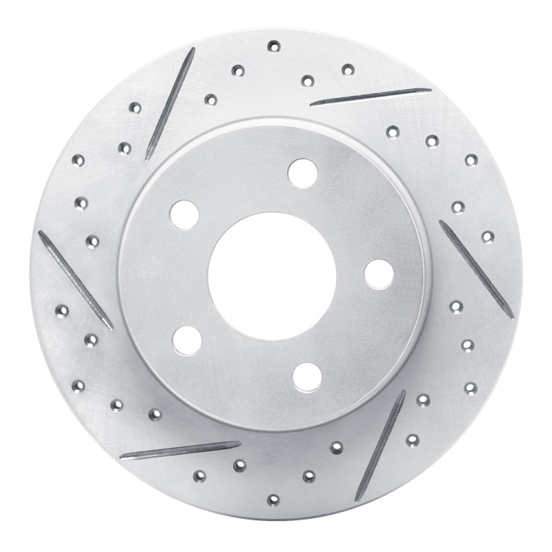 Ford Taurus Brake Rotor (1) - Rear Left - DFC - Geoperformance Drilled & Slotted - `93-`05