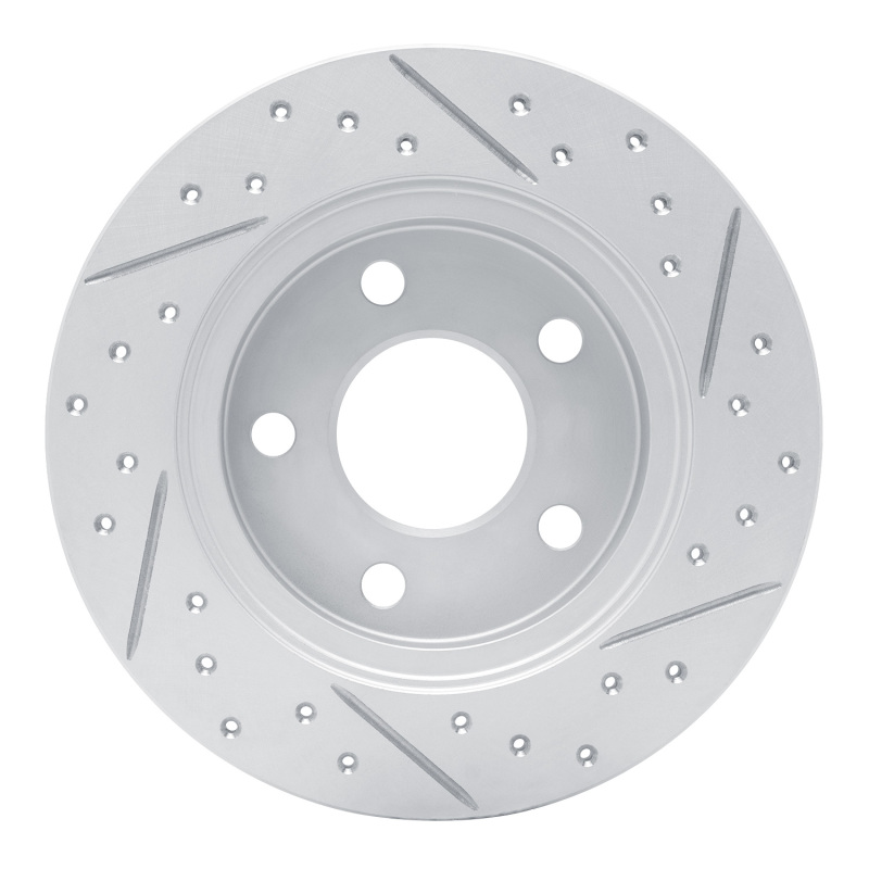 Ford Taurus Brake Rotor (1) - Rear Left - DFC - Geoperformance Drilled & Slotted - `93-`05