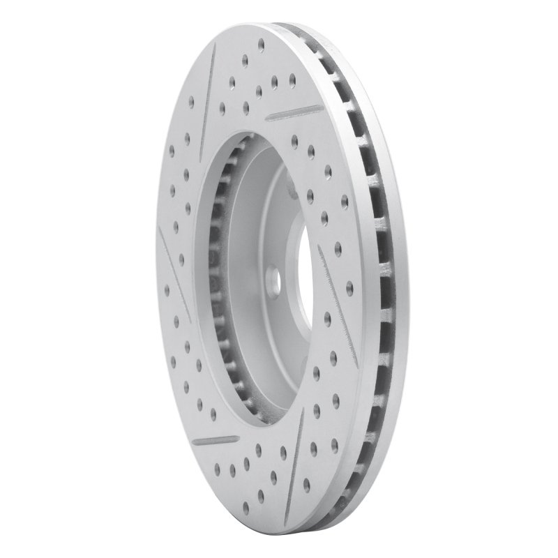 Ford Mustang Brake Rotor (1) - Front Right - DFC - Geoperformance Drilled & Slotted - `94-`04