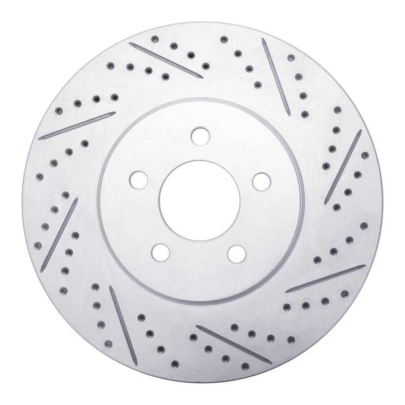 Ford Mustang Brake Rotor (1) - Front Right - DFC - Drilled & Slotted Geoperformance - `94-`04 Ford Mustang Brake Rotor (1) - Front Right - DFC - Drilled & Slotted Geoperformance - `94-`04