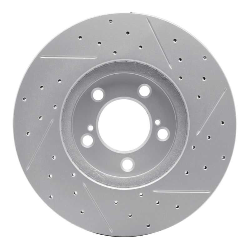 Ford Thunderbird Brake Rotor (1) - Front Left - DFC - Drilled & Slotted Geoperformance - `93-`07