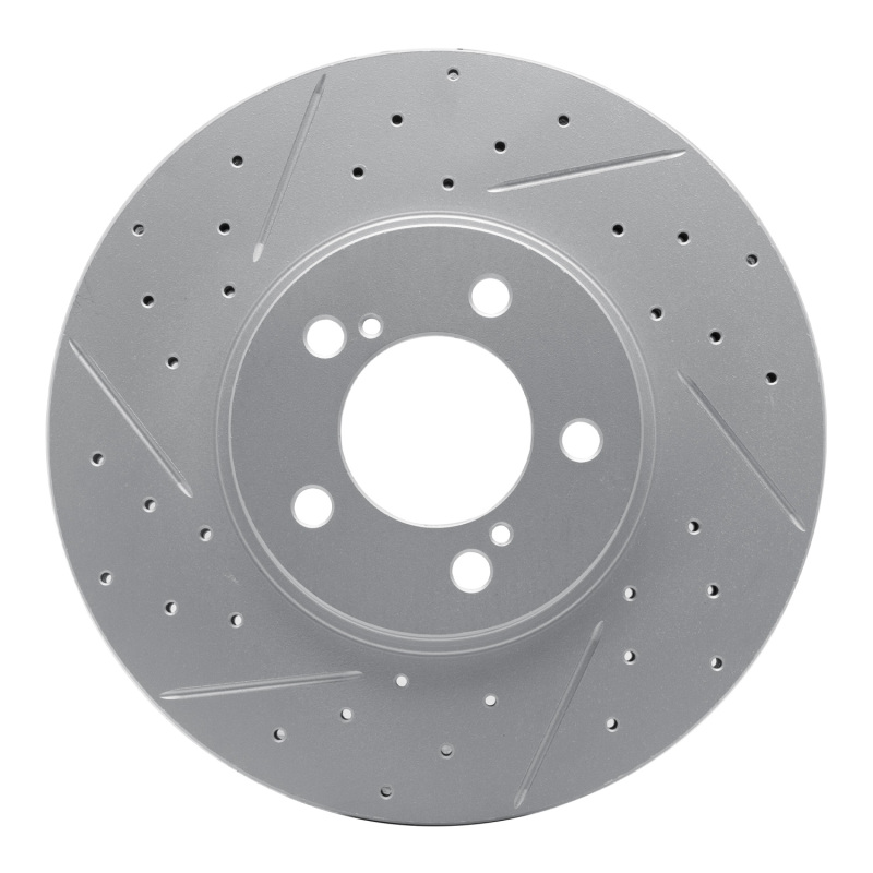 Ford Thunderbird Brake Rotor (1) - Front Left - DFC - Drilled & Slotted Geoperformance - `93-`07