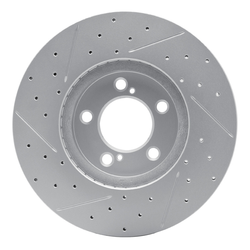 Ford Taurus Brake Rotor (1) - Front Right - DFC - Geoperformance Drilled & Slotted - `93-`07