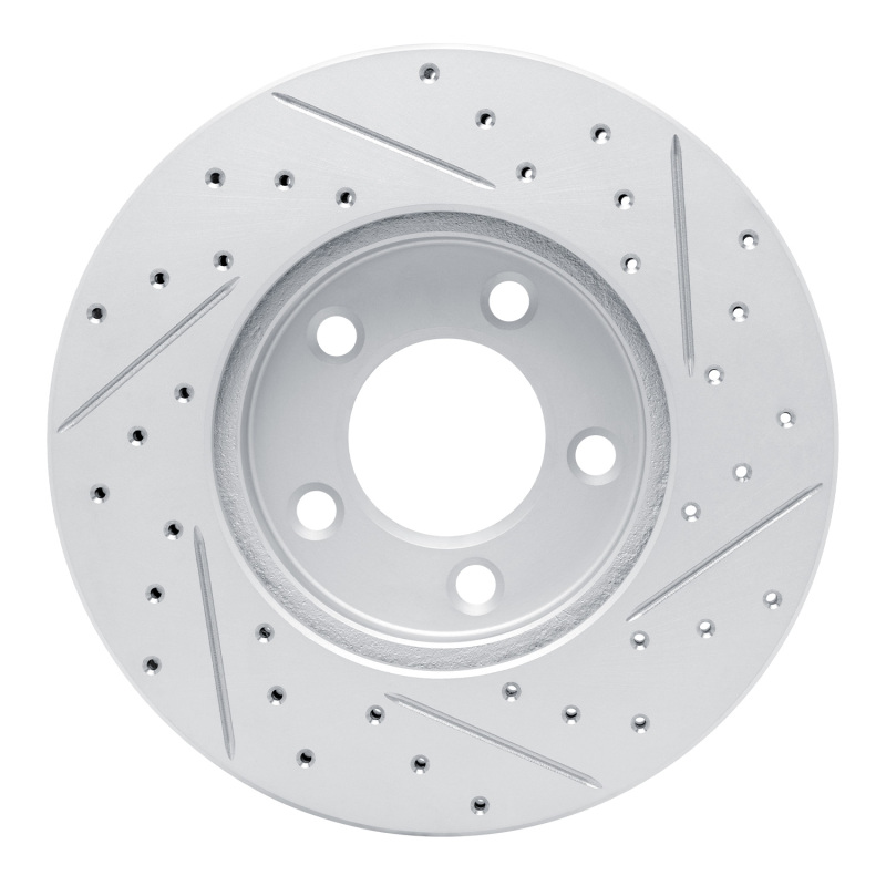 Ford Taurus Brake Rotor (1) - Front Left - DFC - Drilled & Slotted Geoperformance - `91-`00