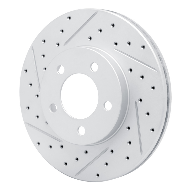 Ford Taurus Brake Rotor (1) - Front Left - DFC - Drilled & Slotted Geoperformance - `91-`00