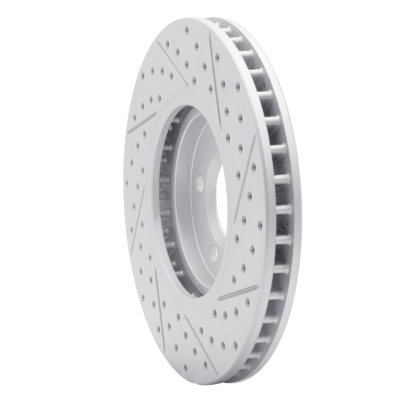 Ford Thunderbird Brake Rotor (1) - Front Left - DFC - Drilled & Slotted Geoperformance - `00-`06