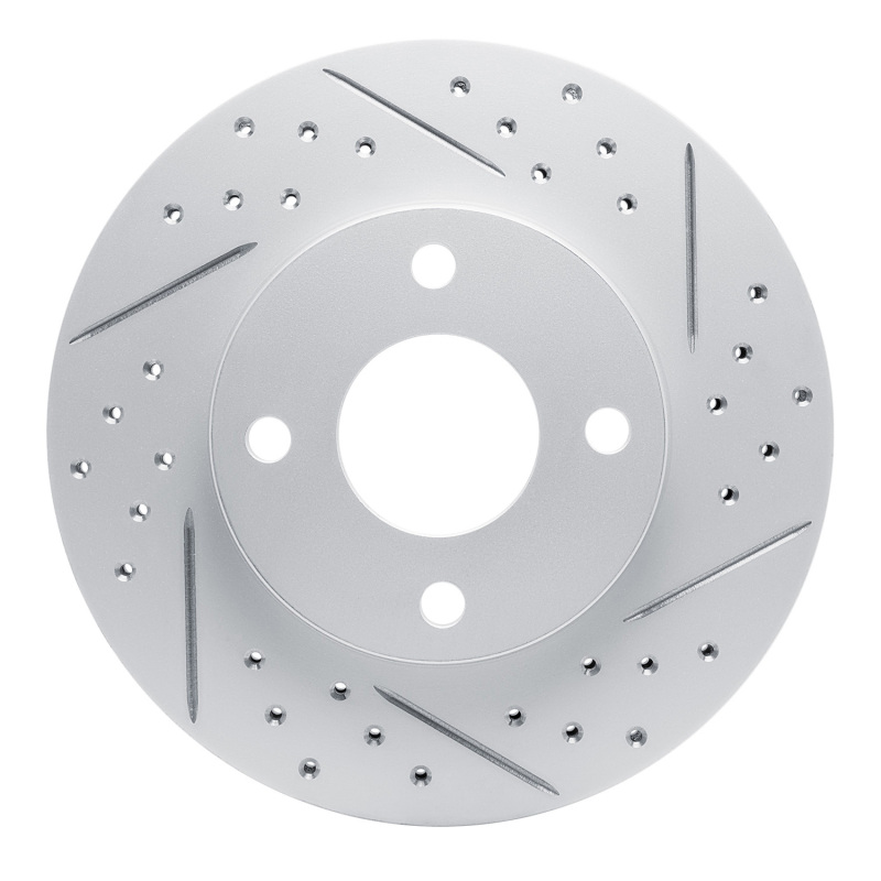 Ford Ecosport Brake Rotor (1) - Front Right - DFC - Geoperformance Drilled & Slotted - `00-`15