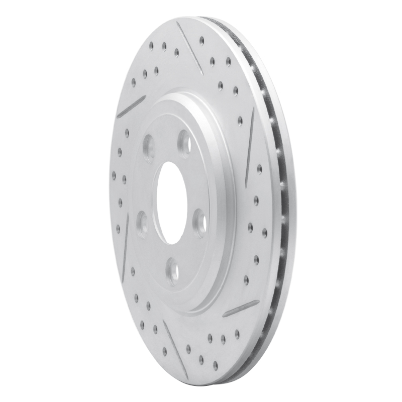 Ford Thunderbird Brake Rotor (1) - Rear Right - DFC - Drilled & Slotted Geoperformance - `00-`06