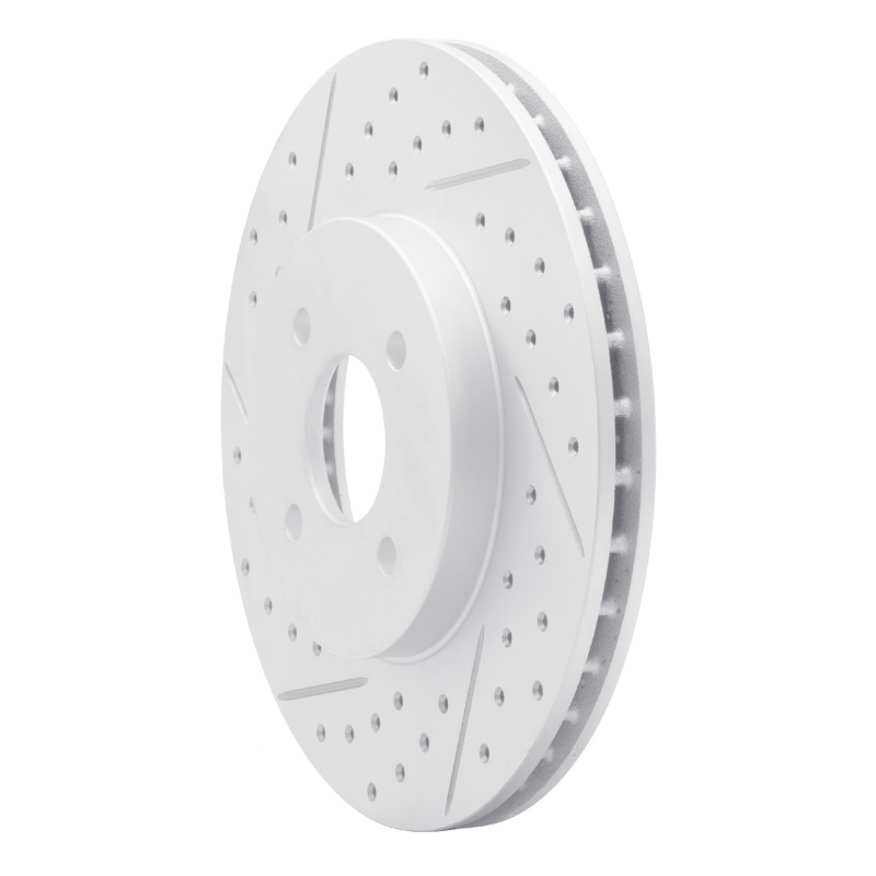 Ford Focus Brake Rotor (1) - Front Left - DFC - Drilled & Slotted Geoperformance - `02-`04