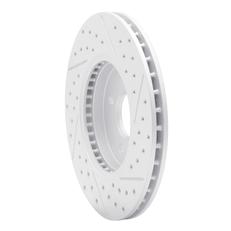 Ford Focus Brake Rotor (1) - Front Left - DFC - Drilled & Slotted Geoperformance - `02-`04