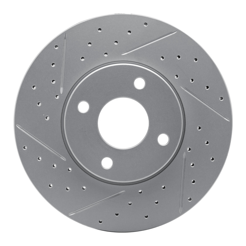 Ford Ecosport Brake Rotor (1) - Front Left - DFC - Drilled & Slotted Geoperformance - `05-`12