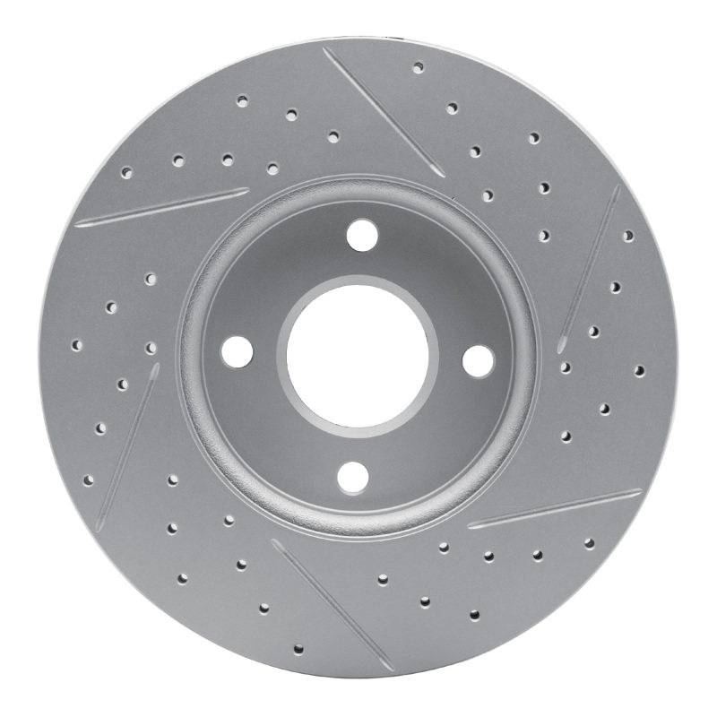 Ford Ecosport Brake Rotor (1) - Front Left - DFC - Drilled & Slotted Geoperformance - `05-`12