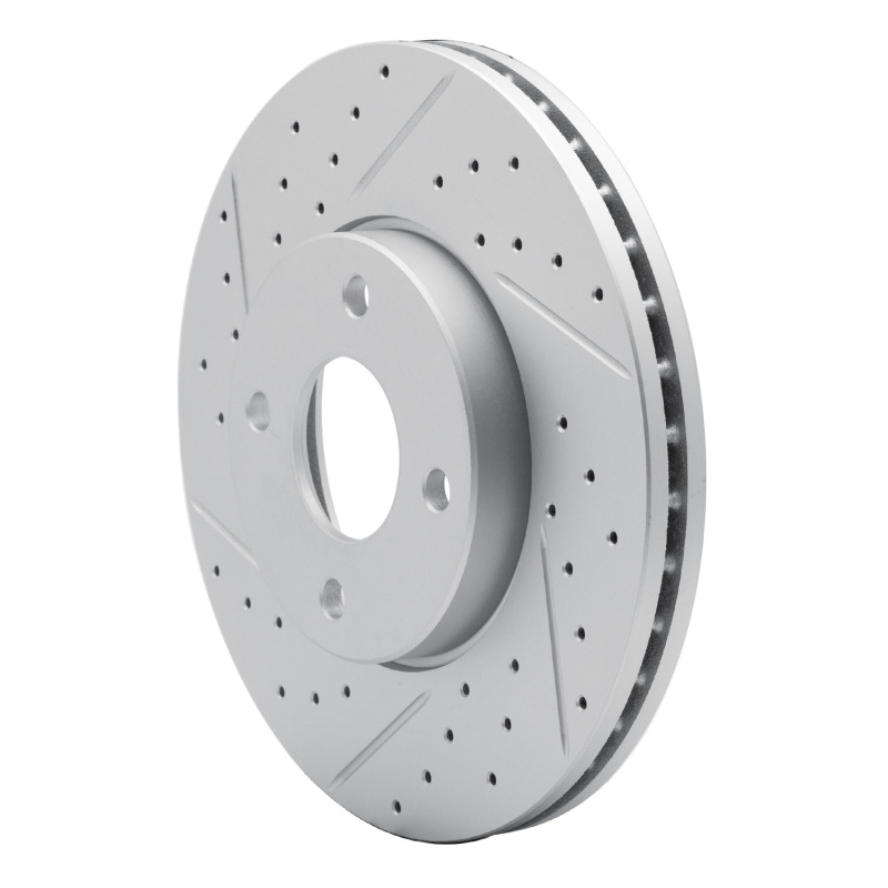 Ford Ecosport Brake Rotor (1) - Front Left - DFC - Drilled & Slotted Geoperformance - `05-`12