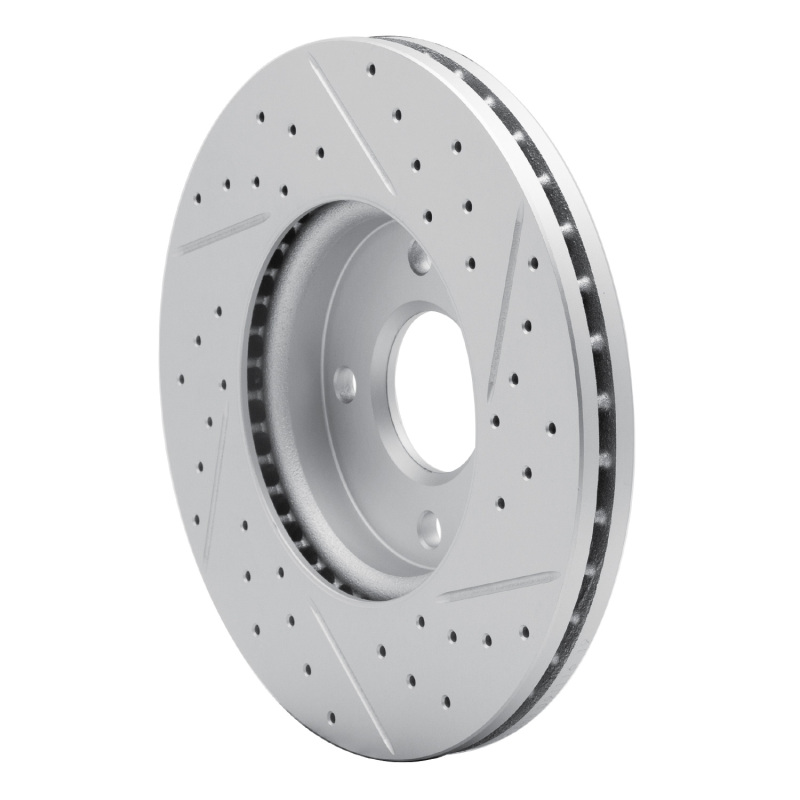 Ford Ecosport Brake Rotor (1) - Front Left - DFC - Drilled & Slotted Geoperformance - `05-`12