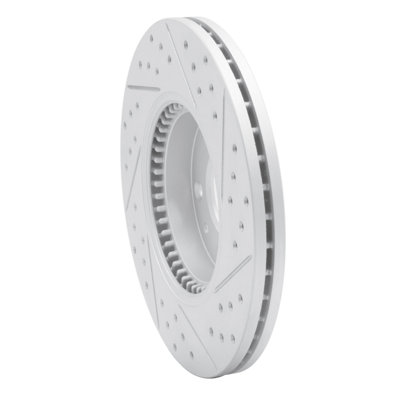 Ford Fusion Brake Rotor (1) - Front Left - DFC - Drilled & Slotted Geoperformance - `06-`13