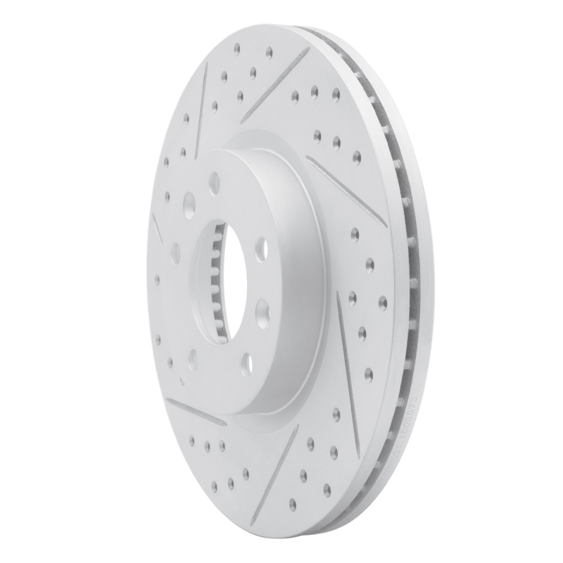 Ford Fusion Brake Rotor (1) - Front Left - DFC - Drilled & Slotted Geoperformance - `06-`13