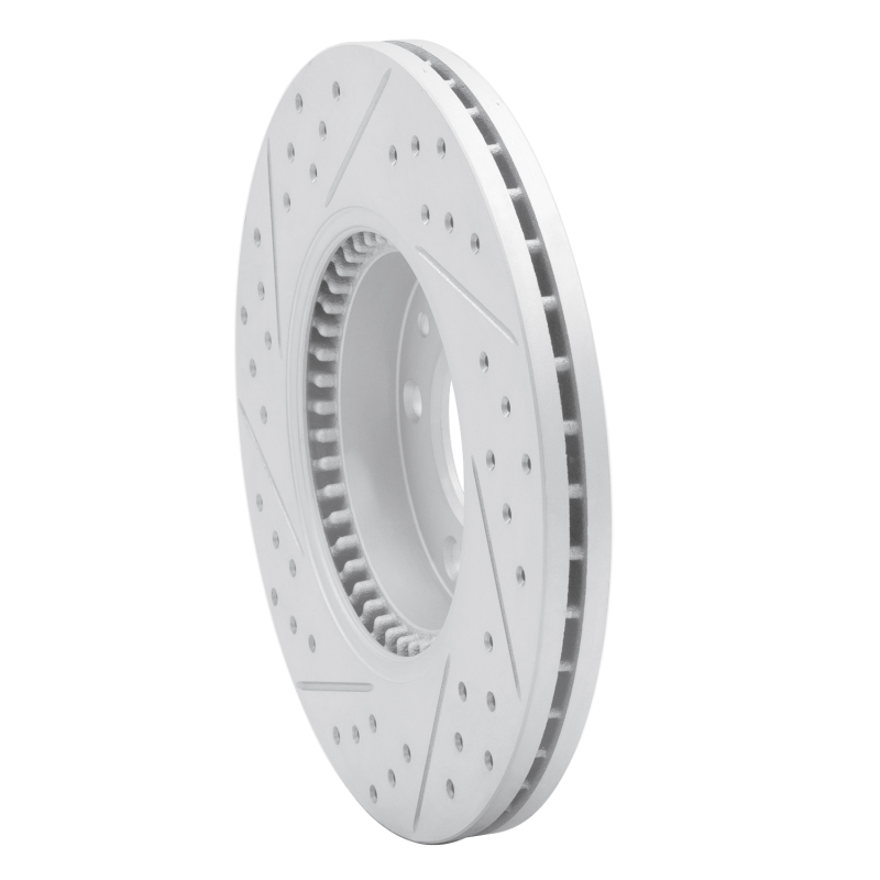 Ford Fusion Brake Rotor (1) - Front Right - DFC - Drilled & Slotted Geoperformance - `06-`13