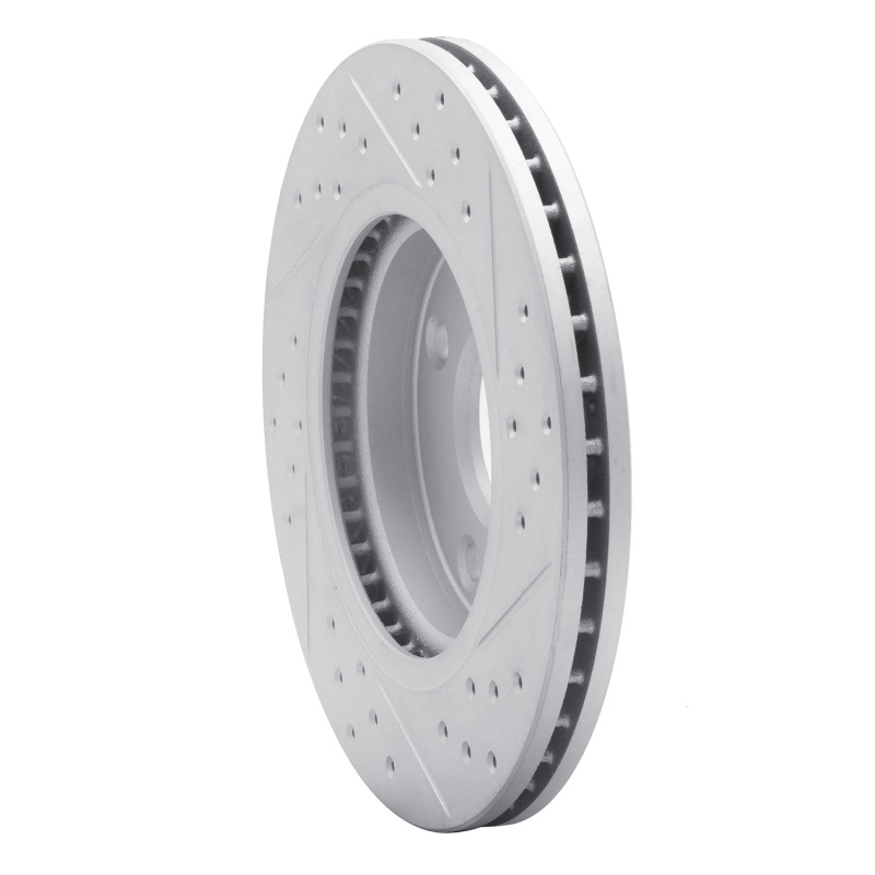 Ford Figo Brake Rotor (1) - Front Left - DFC - Drilled & Slotted Geoperformance - `11-`19