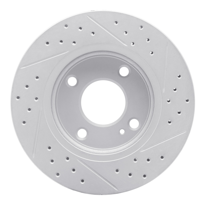 Ford Figo Brake Rotor (1) - Front Left - DFC - Drilled & Slotted Geoperformance - `11-`19