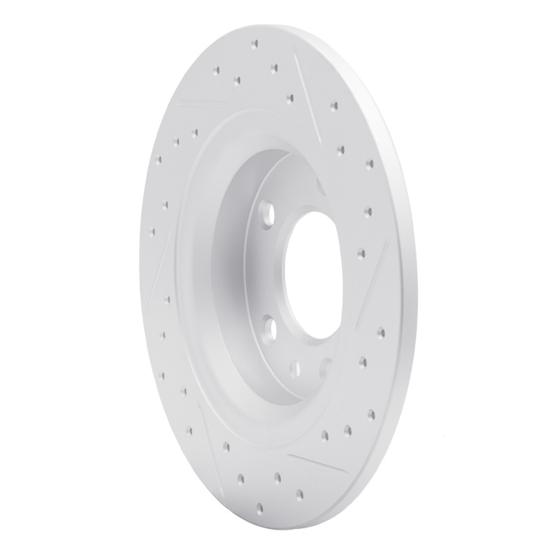 Ford Fusion Brake Rotor (1) - Rear Left - DFC - Drilled & Slotted Geoperformance - `98-`15