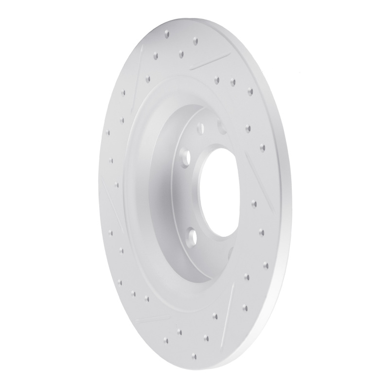 Ford Fusion Brake Rotor (1) - Rear Right - DFC - Drilled & Slotted Geoperformance - `98-`15