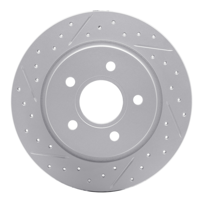 Ford Focus Brake Rotor (1) - Rear Left - DFC - Geoperformance Drilled & Slotted - `12-`18 Ford Focus Brake Rotor (1) - Rear Left - DFC - Geoperformance Drilled & Slotted - `12-`18