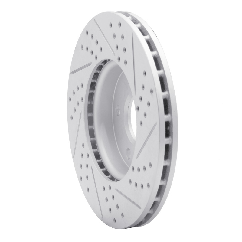 Ford C-Max Brake Rotor (1) - Front Left - DFC - Geoperformance Drilled & Slotted - `12-`18