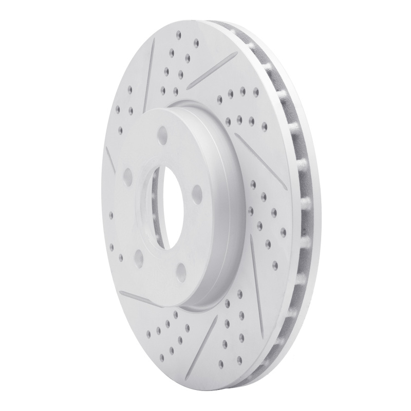 Ford C-Max Brake Rotor (1) - Front Left - DFC - Geoperformance Drilled & Slotted - `12-`18