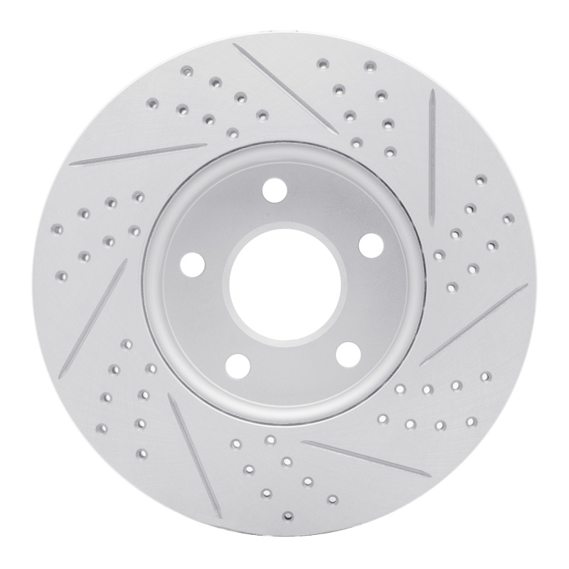 Ford C-Max Brake Rotor (1) - Front Left - DFC - Geoperformance Drilled & Slotted - `12-`18