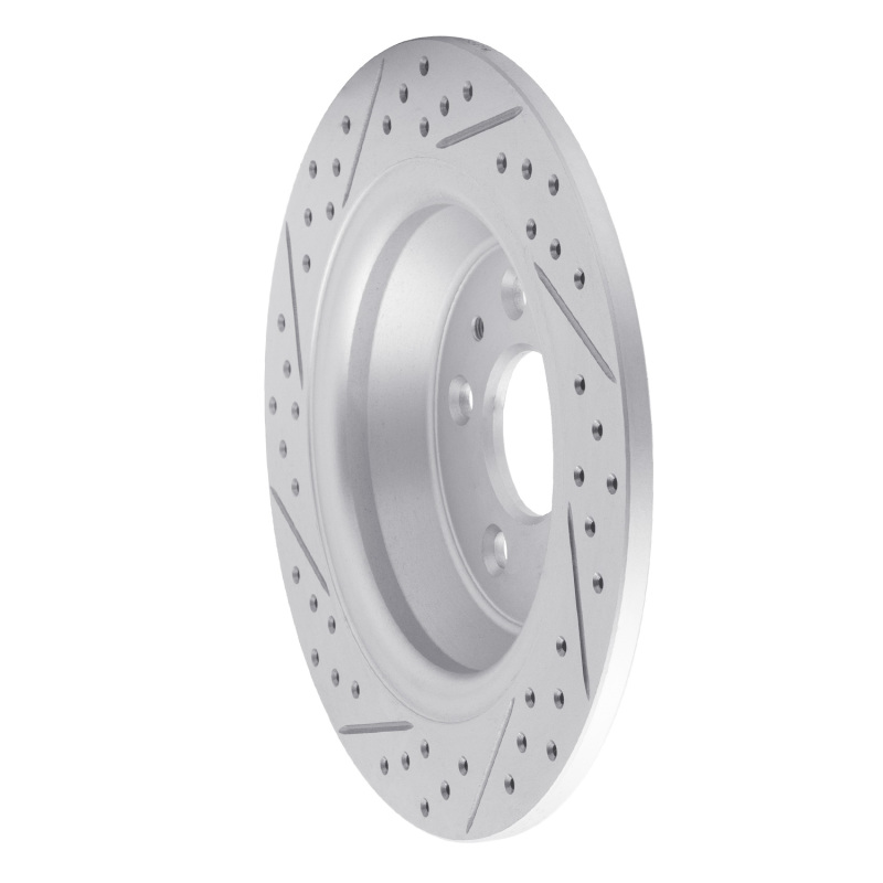 Ford Fusion Brake Rotor (1) - Rear Right - DFC - Drilled & Slotted Geoperformance - `13-`20