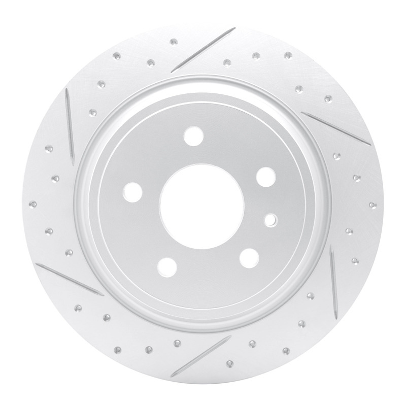 Ford Escape Brake Rotor (1) - Rear Left - DFC - Drilled & Slotted Geoperformance - `13-`20