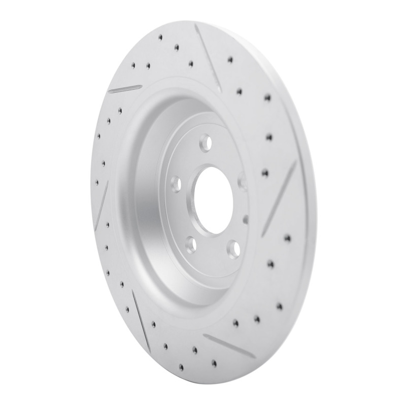 Ford Escape Brake Rotor (1) - Rear Left - DFC - Drilled & Slotted Geoperformance - `13-`20