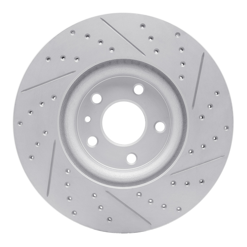 Ford Fusion Brake Rotor (1) - Front Left - DFC - Geoperformance Drilled & Slotted - `13-`20